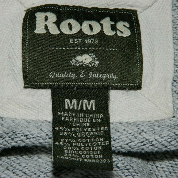 Roots Salt Pepper Capri Long Full Zip Hoodie M - Picture 2 of 10